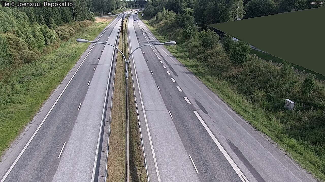 Kelikamerat Kuva Tie 6 Joensuu, Repokallio, Joensuu, Pohjois-Karjala