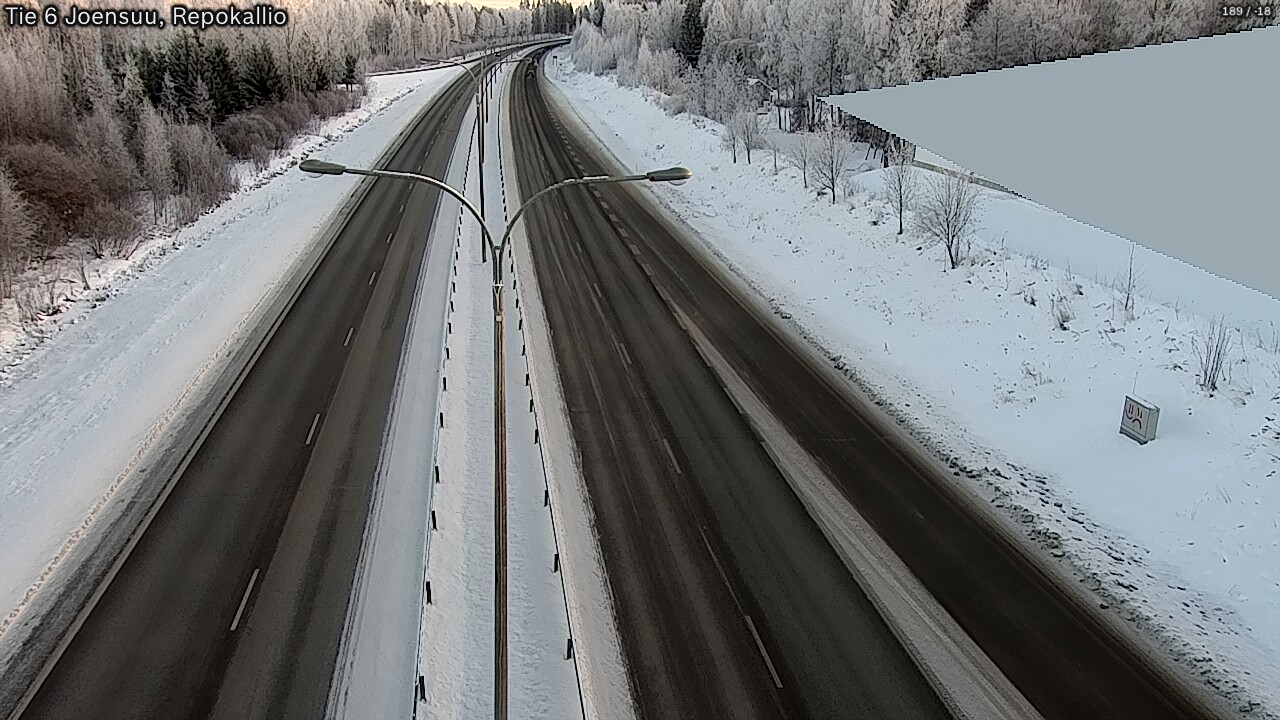 Kelikamerat Kuva Tie 6 Joensuu, Repokallio, Joensuu, Pohjois-Karjala