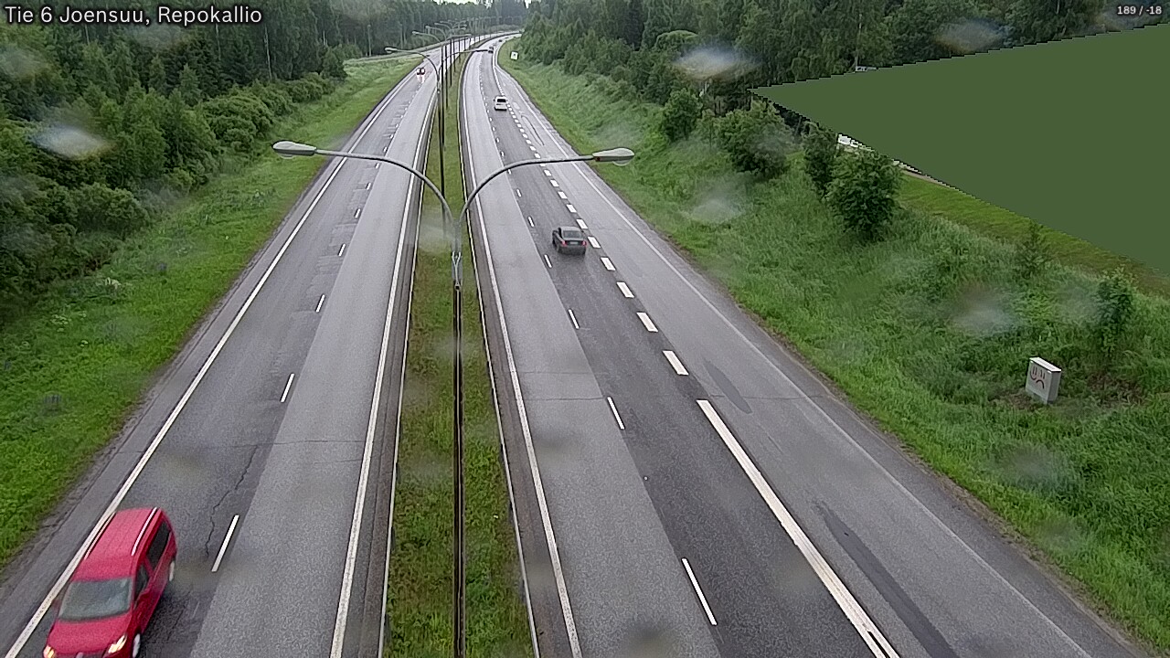 Kelikamerat Kuva Tie 6 Joensuu, Repokallio, Joensuu, Pohjois-Karjala