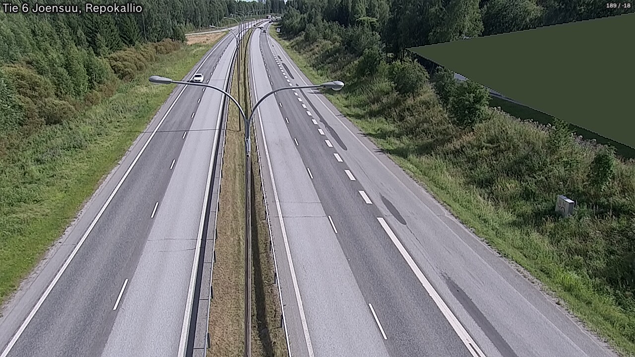 Kelikamerat Kuva Tie 6 Joensuu, Repokallio, Joensuu, Pohjois-Karjala
