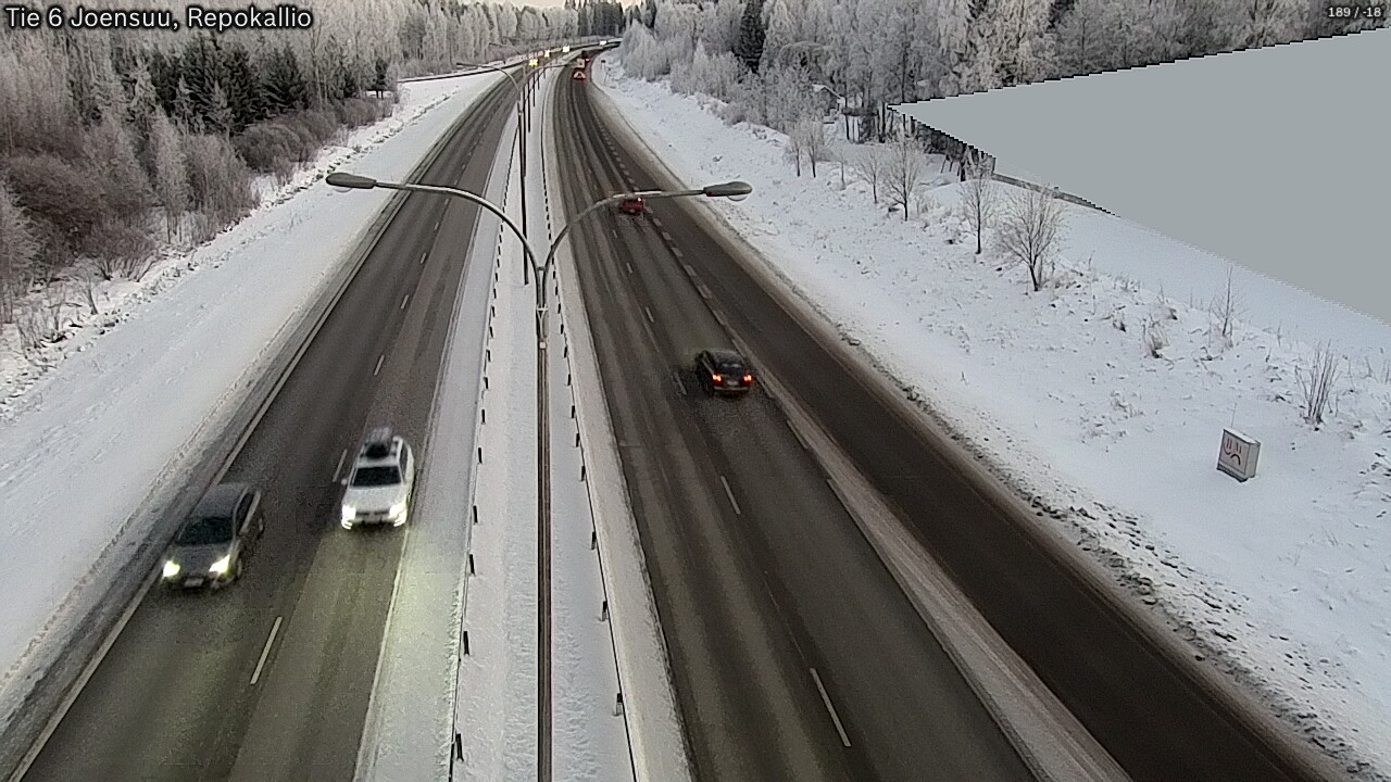 Kelikamerat Kuva Tie 6 Joensuu, Repokallio, Joensuu, Pohjois-Karjala