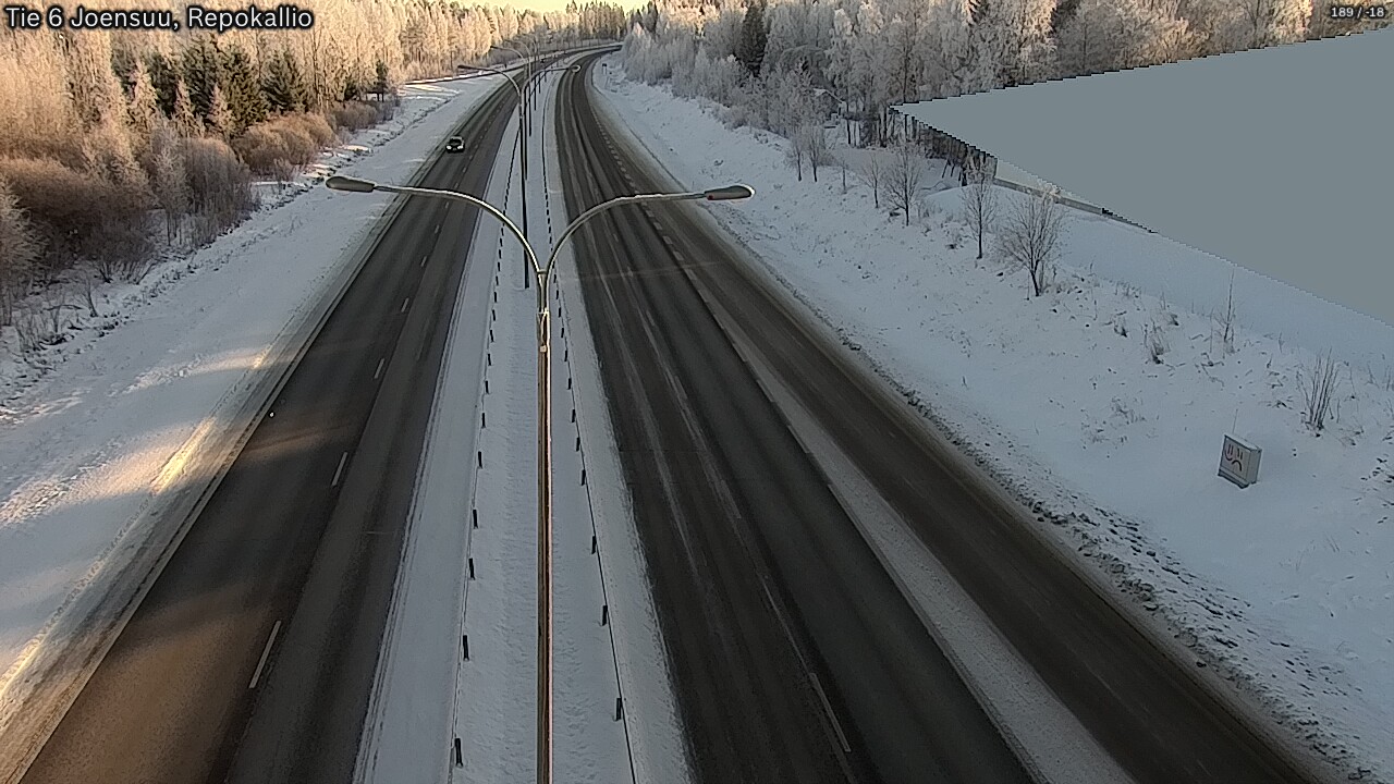 Kelikamerat Kuva Tie 6 Joensuu, Repokallio, Joensuu, Pohjois-Karjala