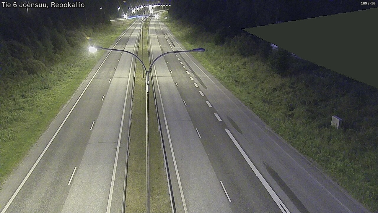 Kelikamerat Kuva Tie 6 Joensuu, Repokallio, Joensuu, Pohjois-Karjala