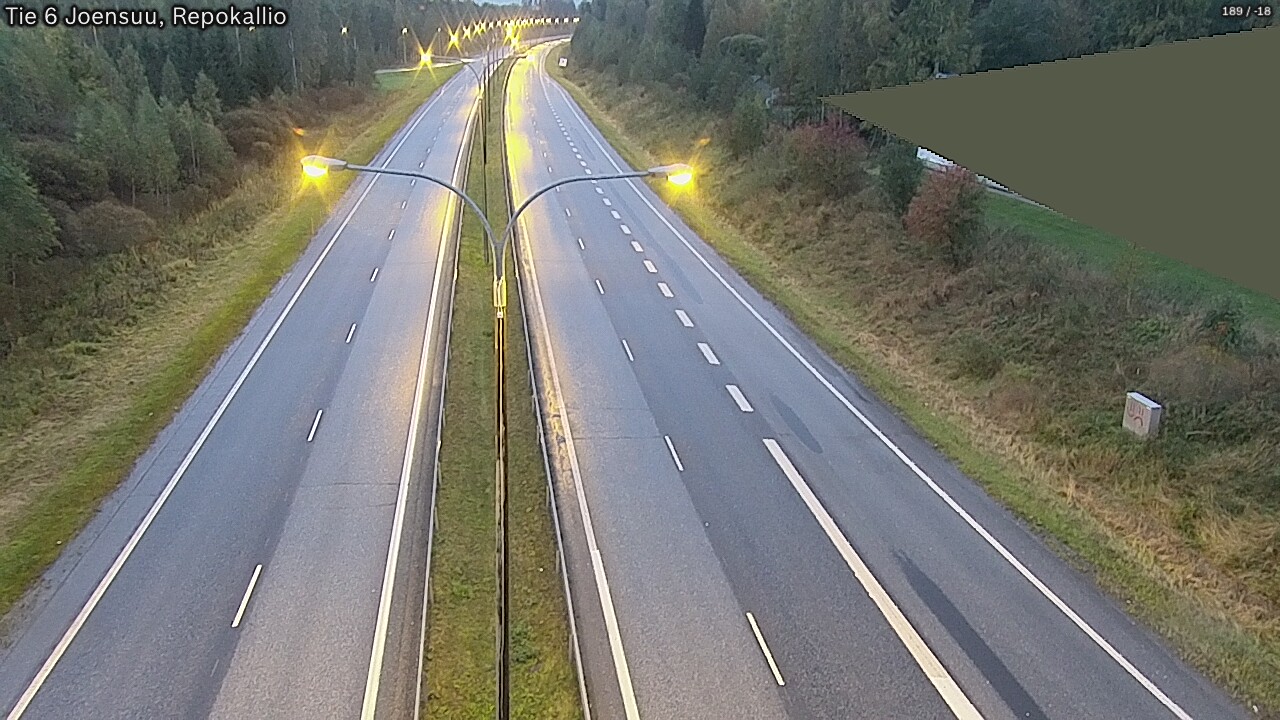 Kelikamerat Kuva Tie 6 Joensuu, Repokallio, Joensuu, Pohjois-Karjala