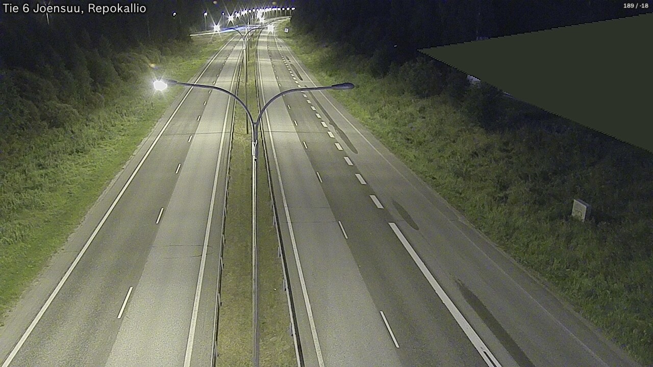 Kelikamerat Kuva Tie 6 Joensuu, Repokallio, Joensuu, Pohjois-Karjala