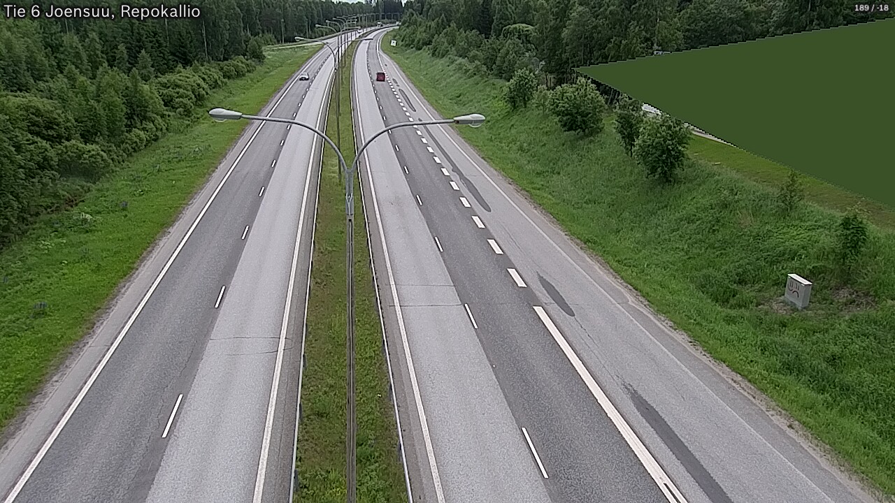 Kelikamerat Kuva Tie 6 Joensuu, Repokallio, Joensuu, Pohjois-Karjala