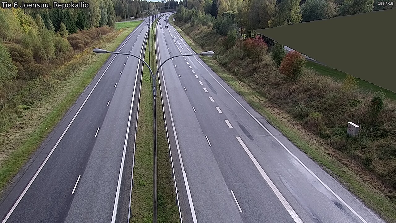 Kelikamerat Kuva Tie 6 Joensuu, Repokallio, Joensuu, Pohjois-Karjala