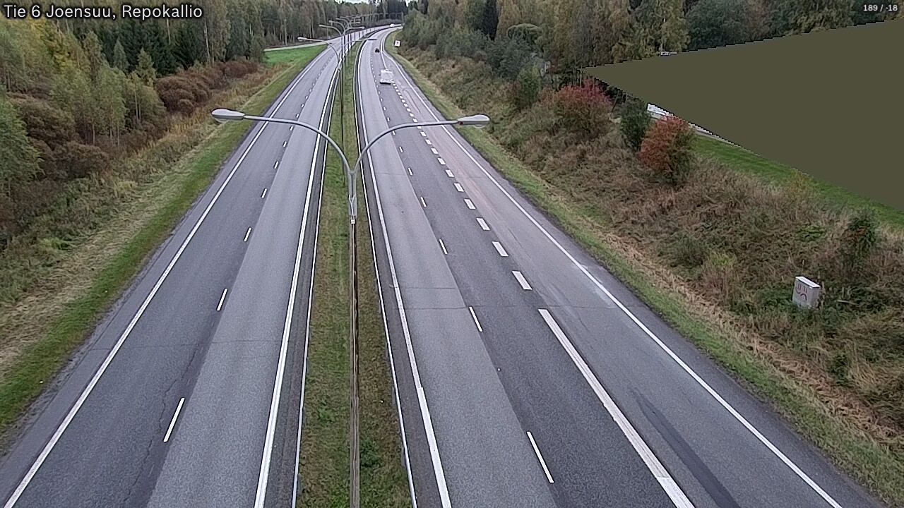Kelikamerat Kuva Tie 6 Joensuu, Repokallio, Joensuu, Pohjois-Karjala