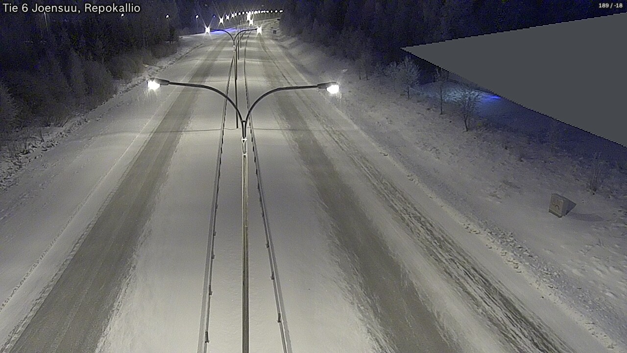 Kelikamerat Kuva Tie 6 Joensuu, Repokallio, Joensuu, Pohjois-Karjala