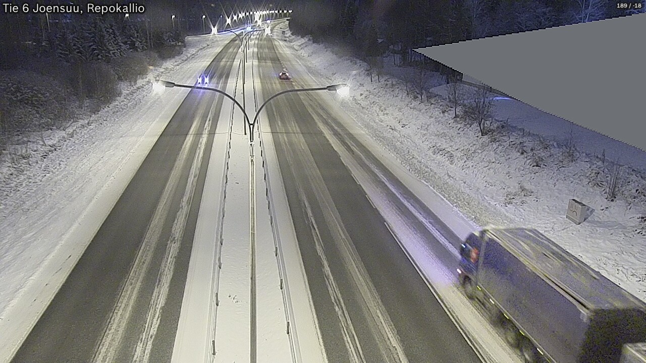 Weather Camera Image Väg 6 Joensuu, Repokallio, Joensuu, Pohjois-Karjala