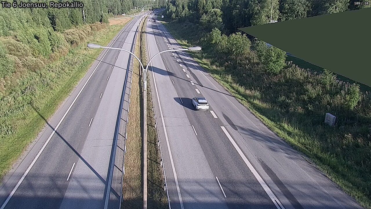 Kelikamerat Kuva Tie 6 Joensuu, Repokallio, Joensuu, Pohjois-Karjala