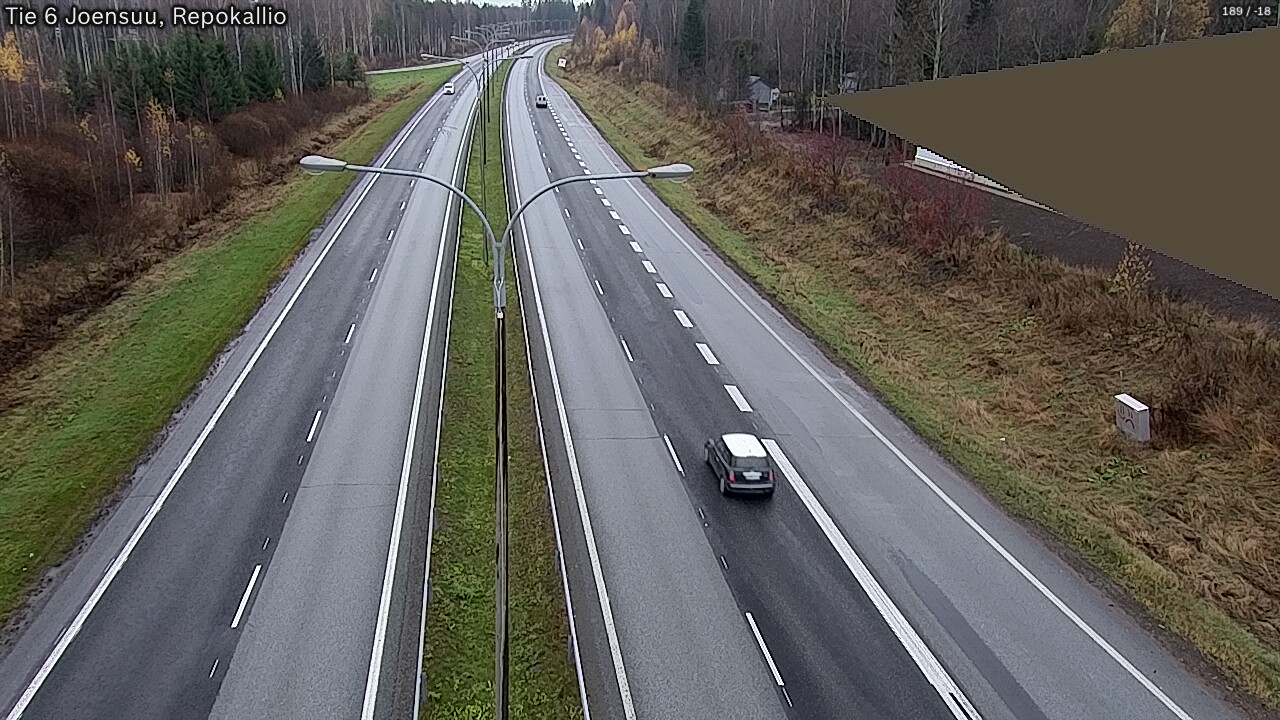 Kelikamerat Kuva Tie 6 Joensuu, Repokallio, Joensuu, Pohjois-Karjala