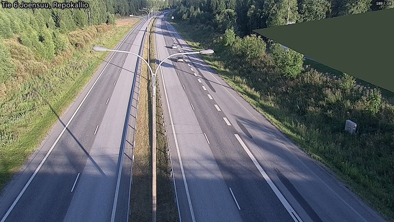 Kelikamerat Kuva Tie 6 Joensuu, Repokallio, Joensuu, Pohjois-Karjala