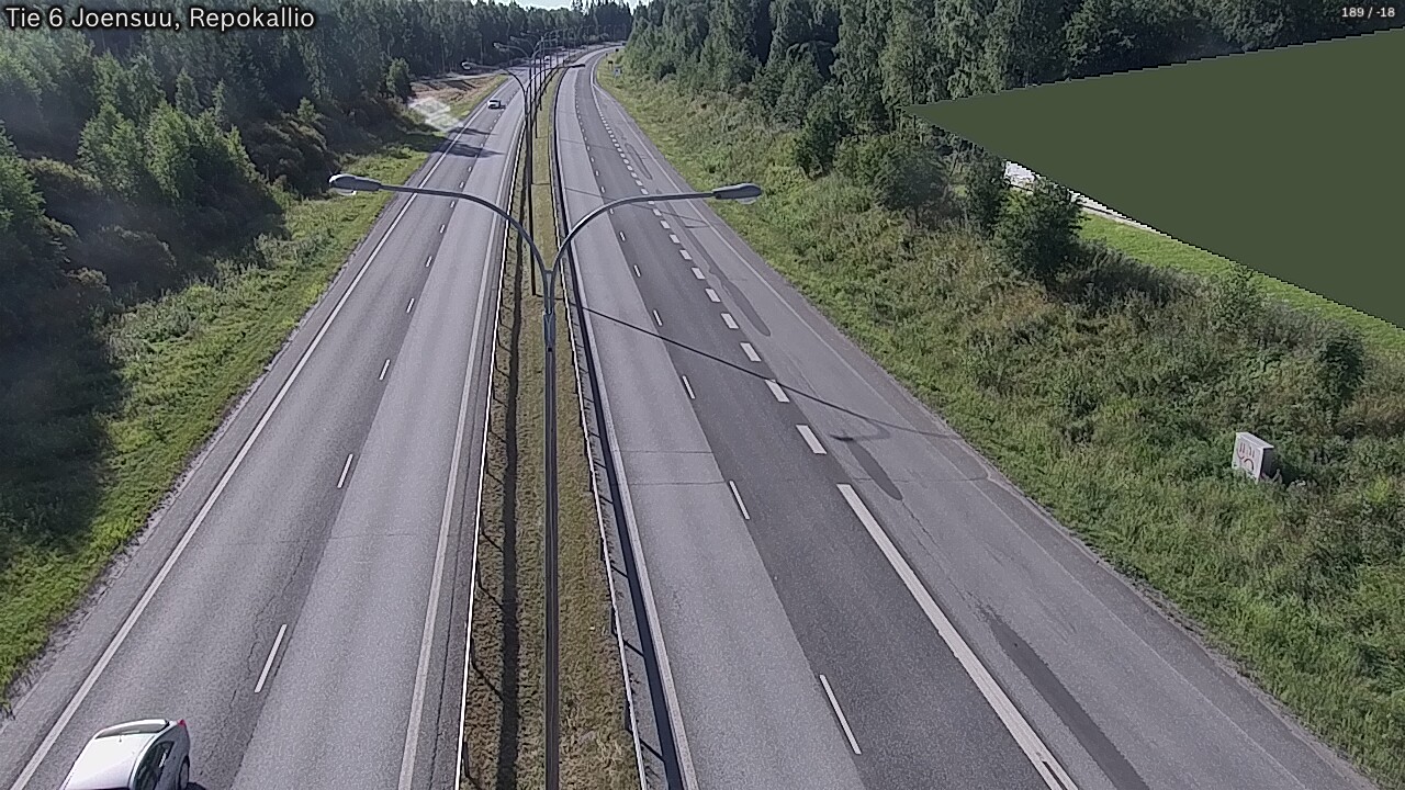 Weather Camera Image Road 6 Joensuu, Repokallio, Joensuu, Pohjois-Karjala