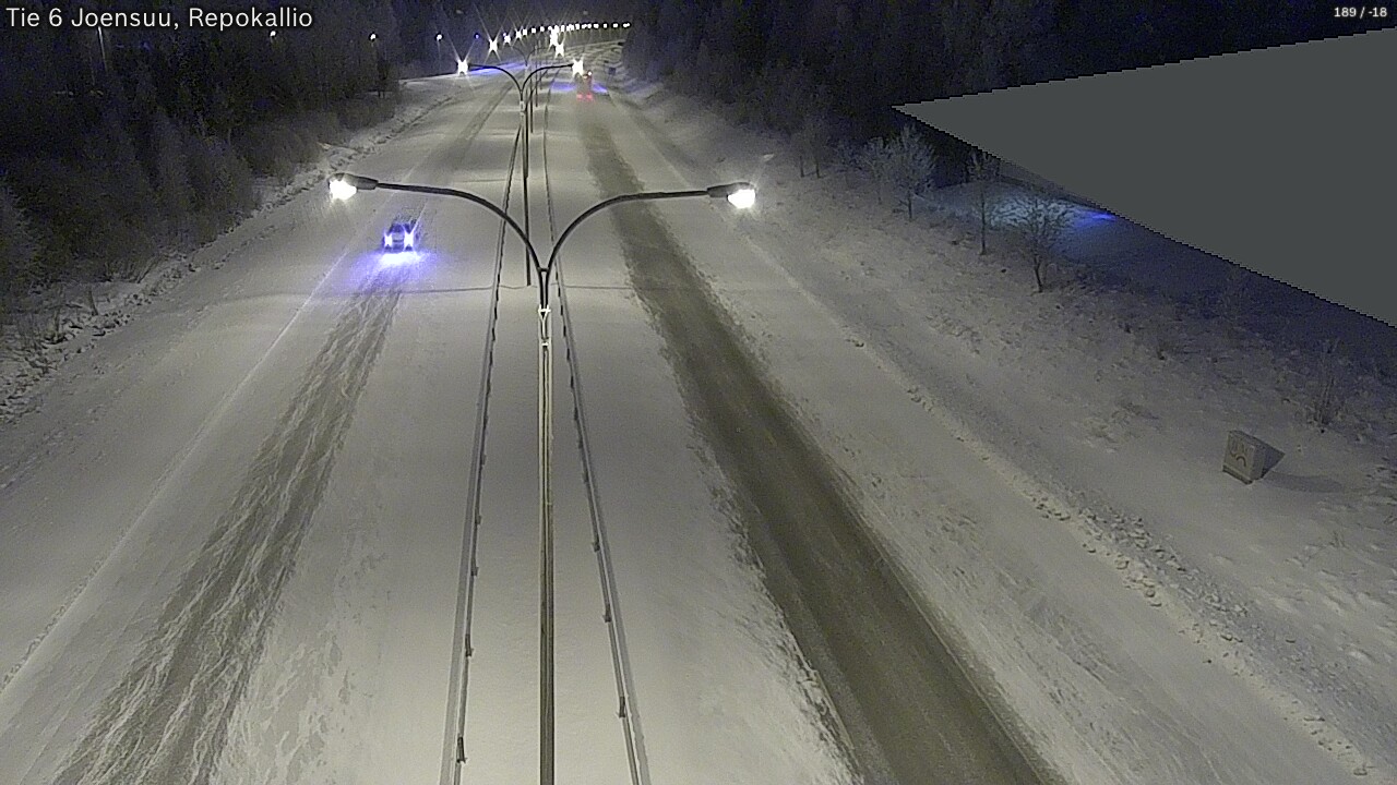 Kelikamerat Kuva Tie 6 Joensuu, Repokallio, Joensuu, Pohjois-Karjala