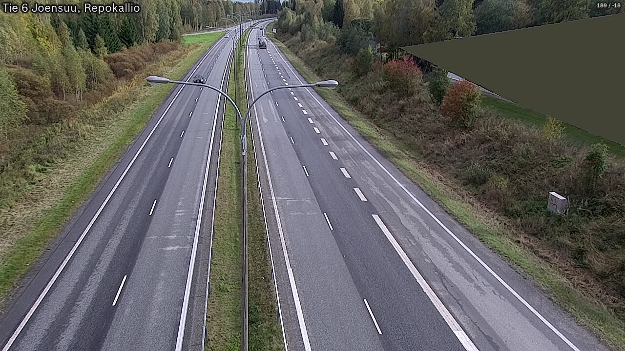 Kelikamerat Kuva Tie 6 Joensuu, Repokallio, Joensuu, Pohjois-Karjala
