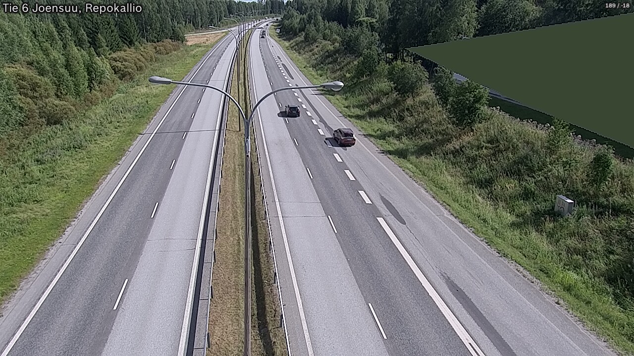 Kelikamerat Kuva Tie 6 Joensuu, Repokallio, Joensuu, Pohjois-Karjala