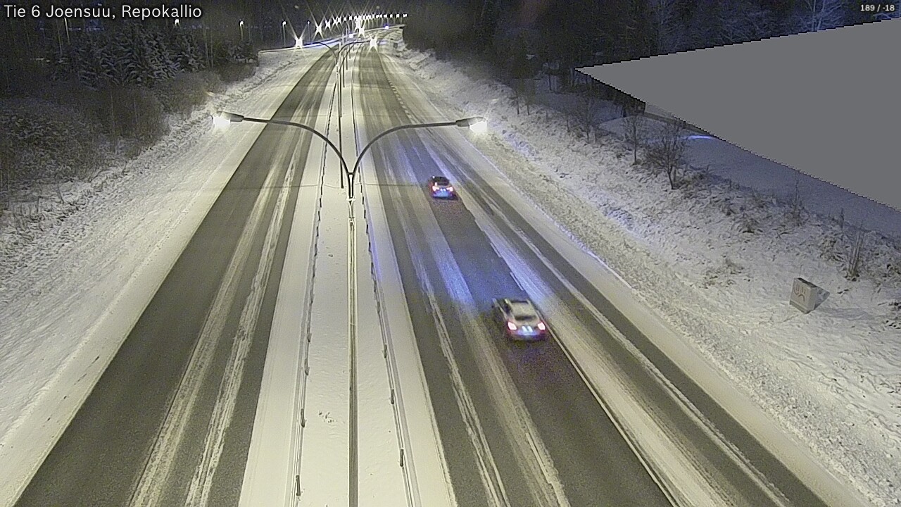 Weather Camera Image Väg 6 Joensuu, Repokallio, Joensuu, Pohjois-Karjala