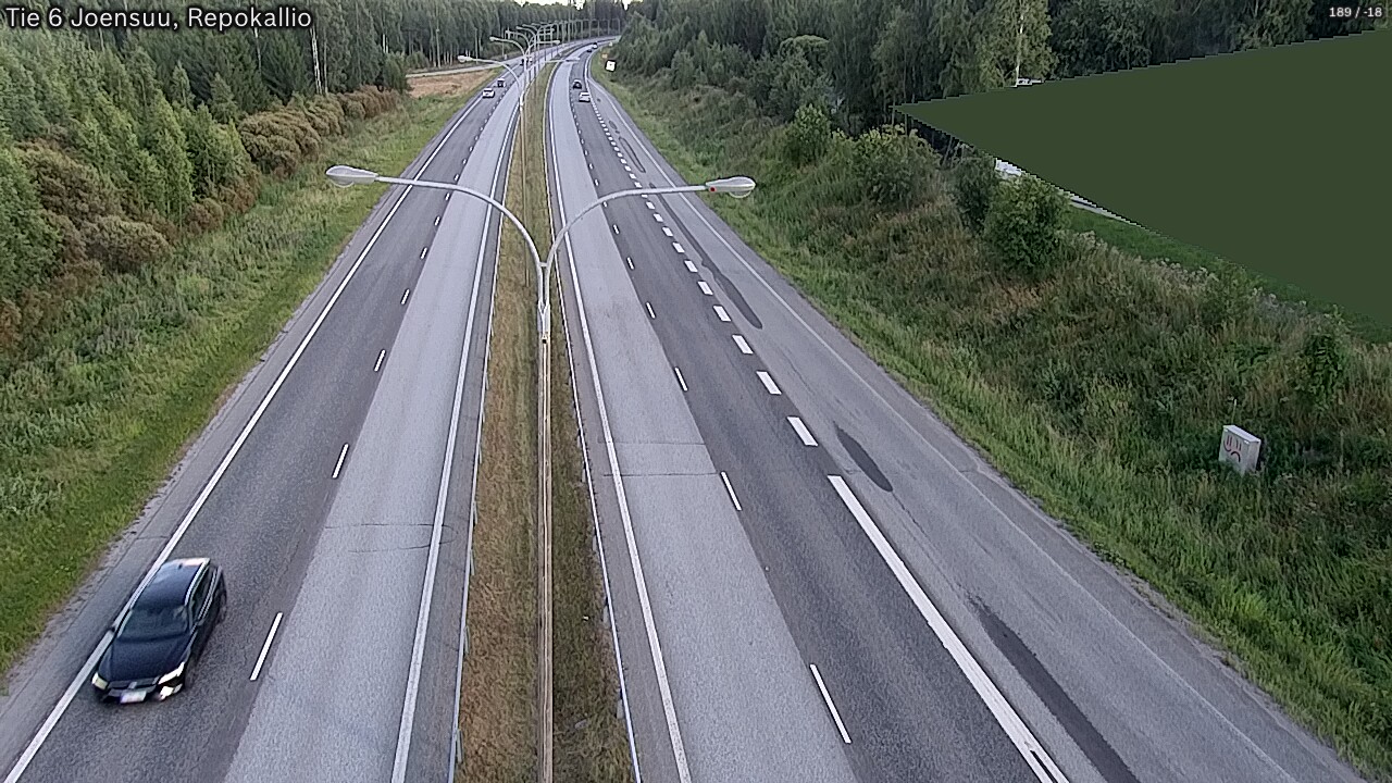 Kelikamerat Kuva Tie 6 Joensuu, Repokallio, Joensuu, Pohjois-Karjala