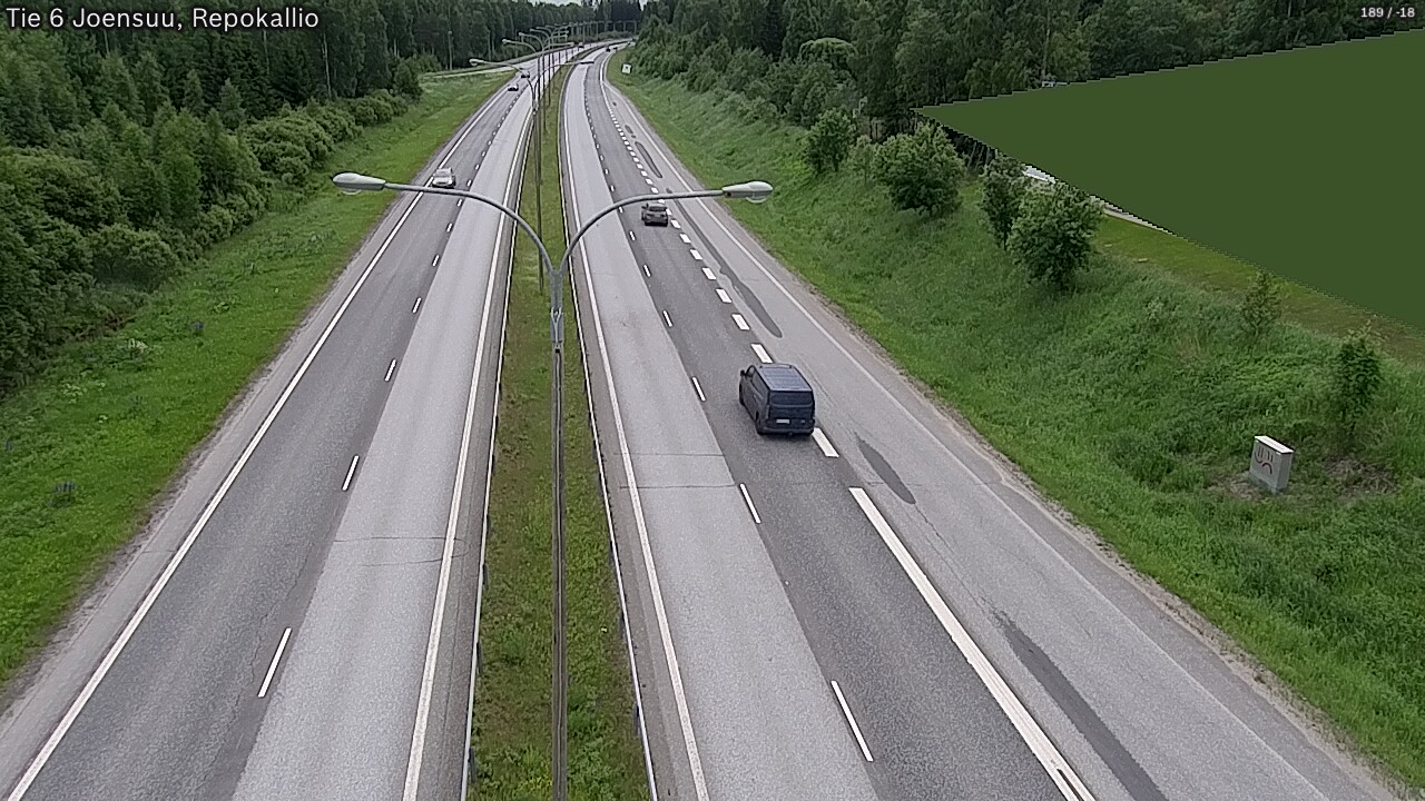 Kelikamerat Kuva Tie 6 Joensuu, Repokallio, Joensuu, Pohjois-Karjala
