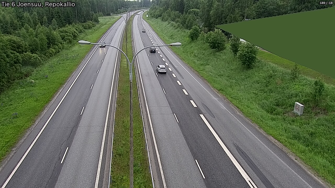 Kelikamerat Kuva Tie 6 Joensuu, Repokallio, Joensuu, Pohjois-Karjala
