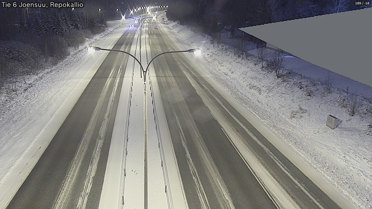 Weather Camera Image Väg 6 Joensuu, Repokallio, Joensuu, Pohjois-Karjala