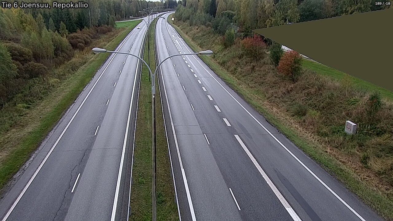 Kelikamerat Kuva Tie 6 Joensuu, Repokallio, Joensuu, Pohjois-Karjala