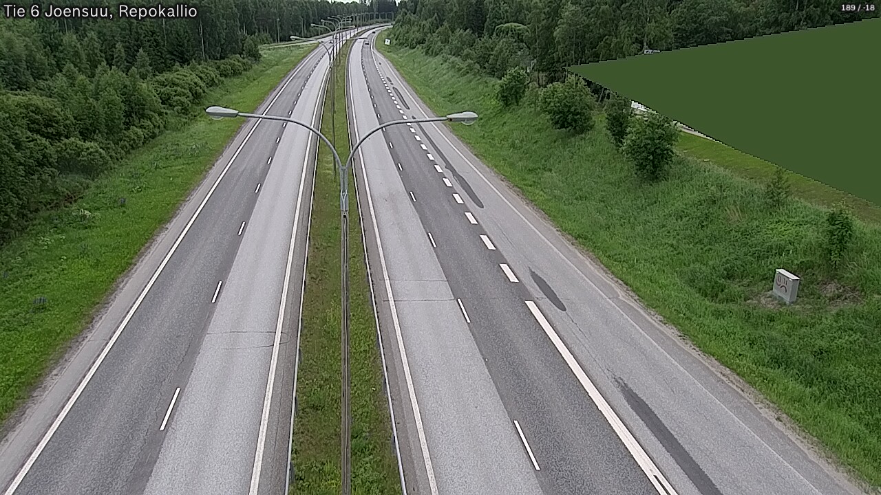 Kelikamerat Kuva Tie 6 Joensuu, Repokallio, Joensuu, Pohjois-Karjala