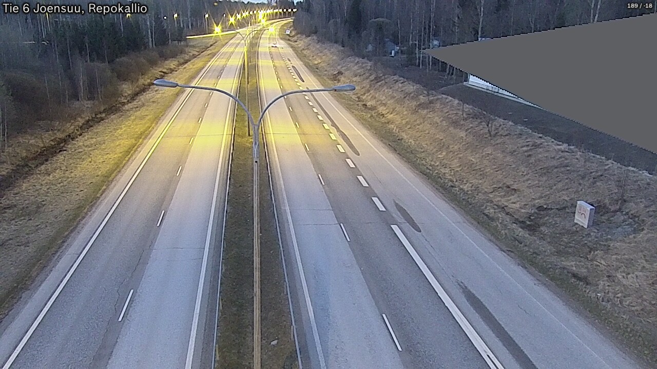 Kelikamerat Kuva Tie 6 Joensuu, Repokallio, Joensuu, Pohjois-Karjala