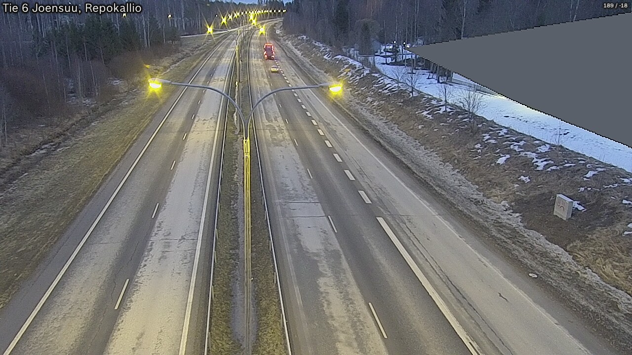 Kelikamerat Kuva Tie 6 Joensuu, Repokallio, Joensuu, Pohjois-Karjala