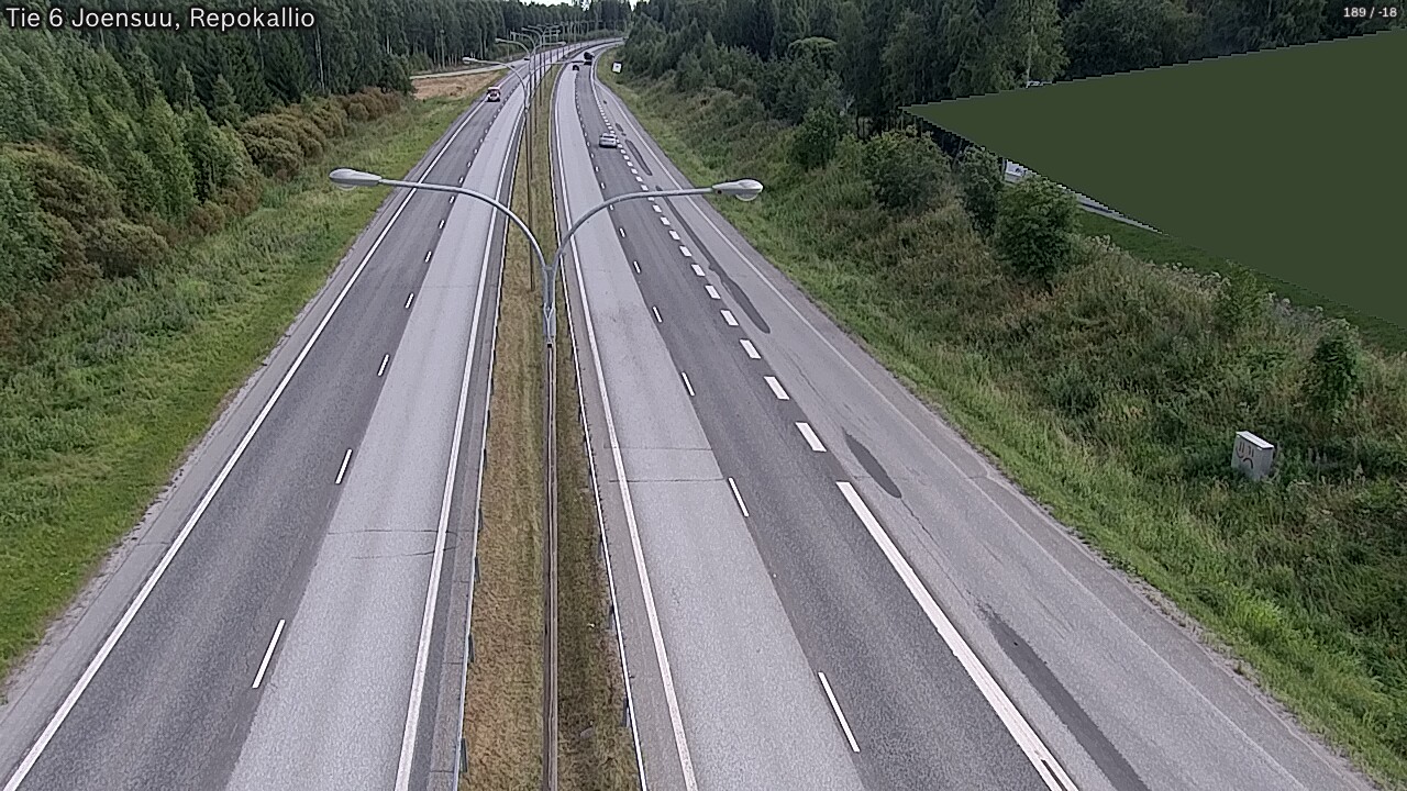 Kelikamerat Kuva Tie 6 Joensuu, Repokallio, Joensuu, Pohjois-Karjala
