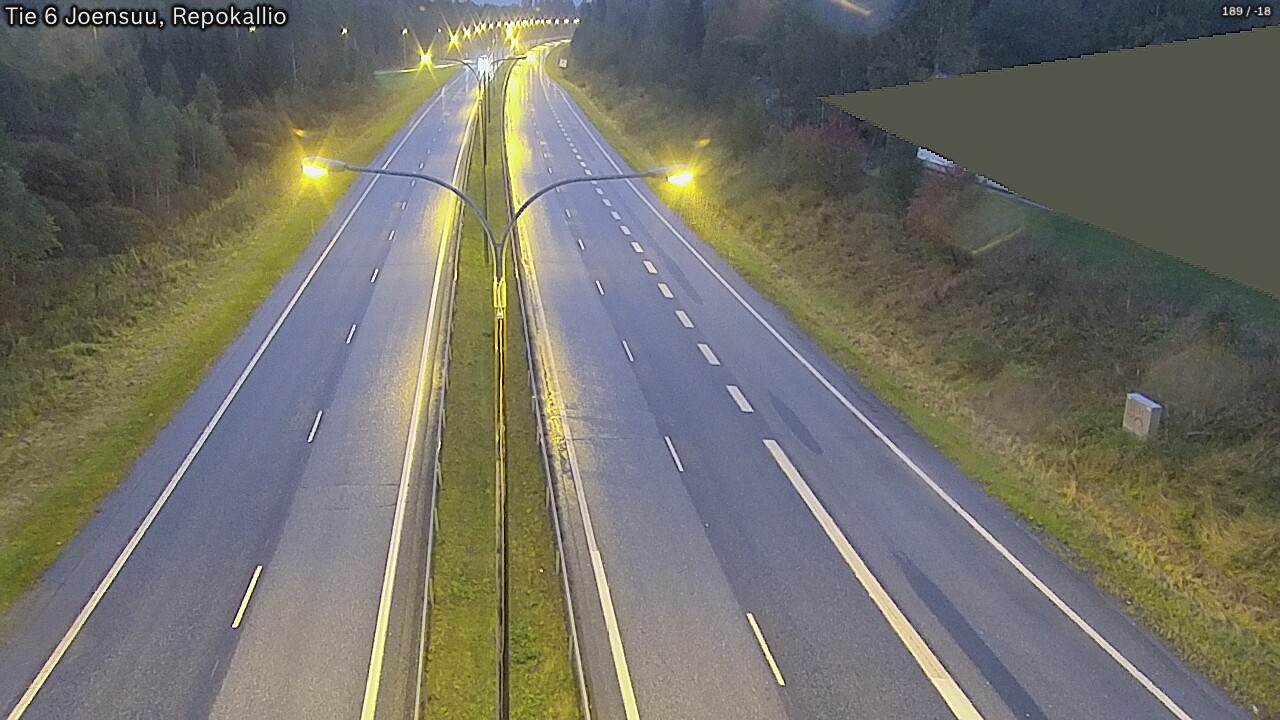Kelikamerat Kuva Tie 6 Joensuu, Repokallio, Joensuu, Pohjois-Karjala