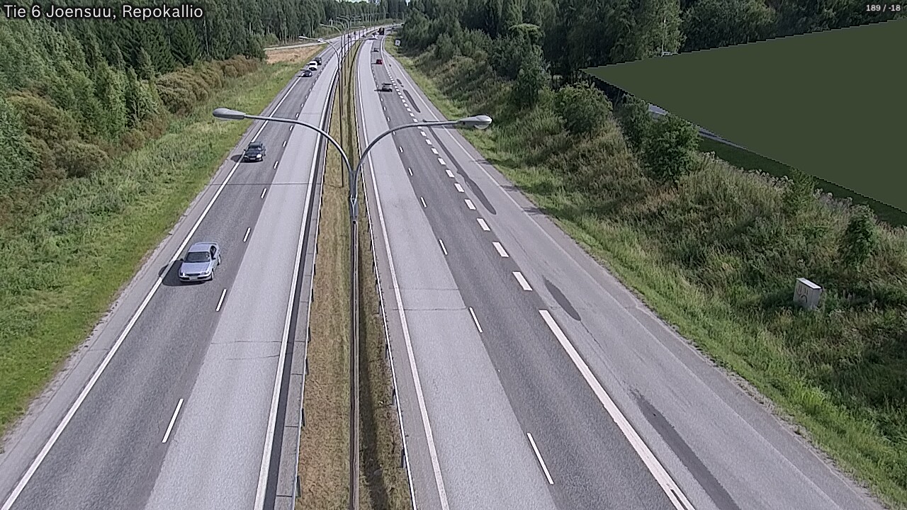 Kelikamerat Kuva Tie 6 Joensuu, Repokallio, Joensuu, Pohjois-Karjala