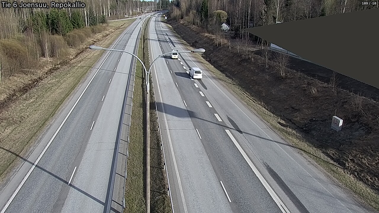 Weather Camera Image Väg 6 Joensuu, Repokallio, Joensuu, Pohjois-Karjala