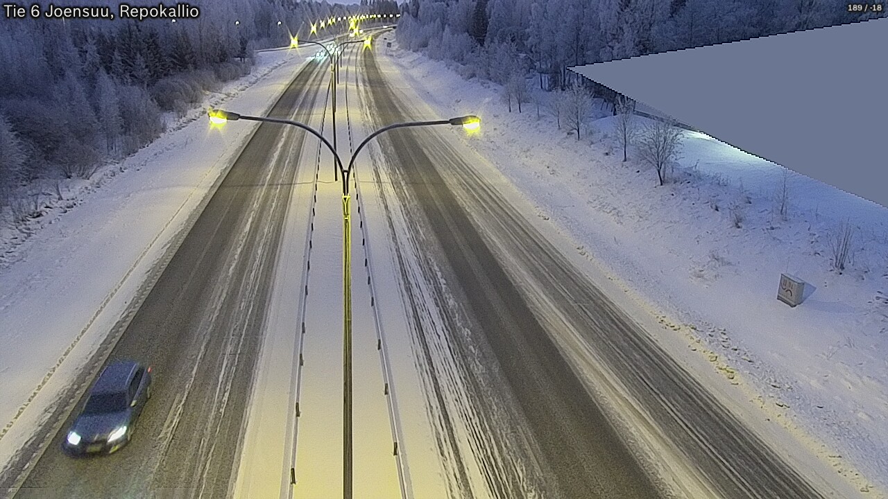 Kelikamerat Kuva Tie 6 Joensuu, Repokallio, Joensuu, Pohjois-Karjala