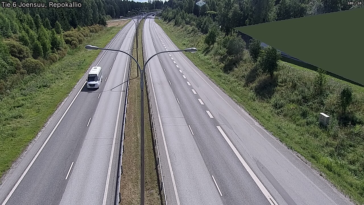 Kelikamerat Kuva Tie 6 Joensuu, Repokallio, Joensuu, Pohjois-Karjala