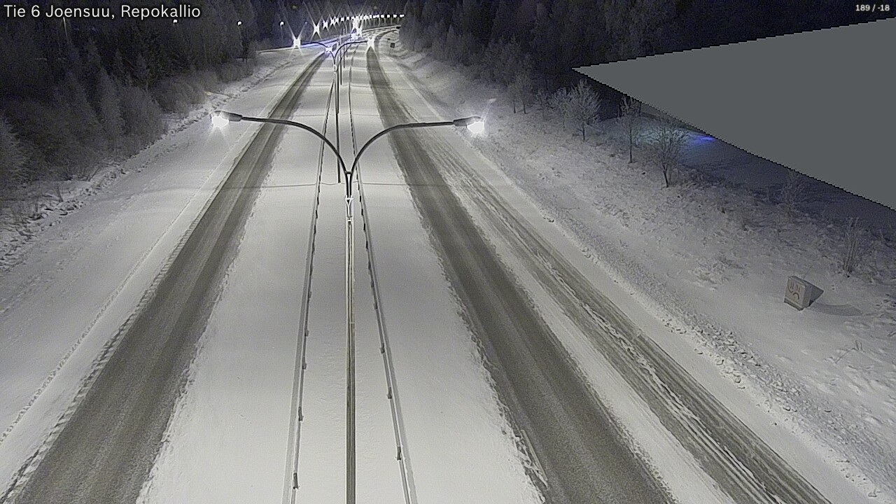 Kelikamerat Kuva Tie 6 Joensuu, Repokallio, Joensuu, Pohjois-Karjala