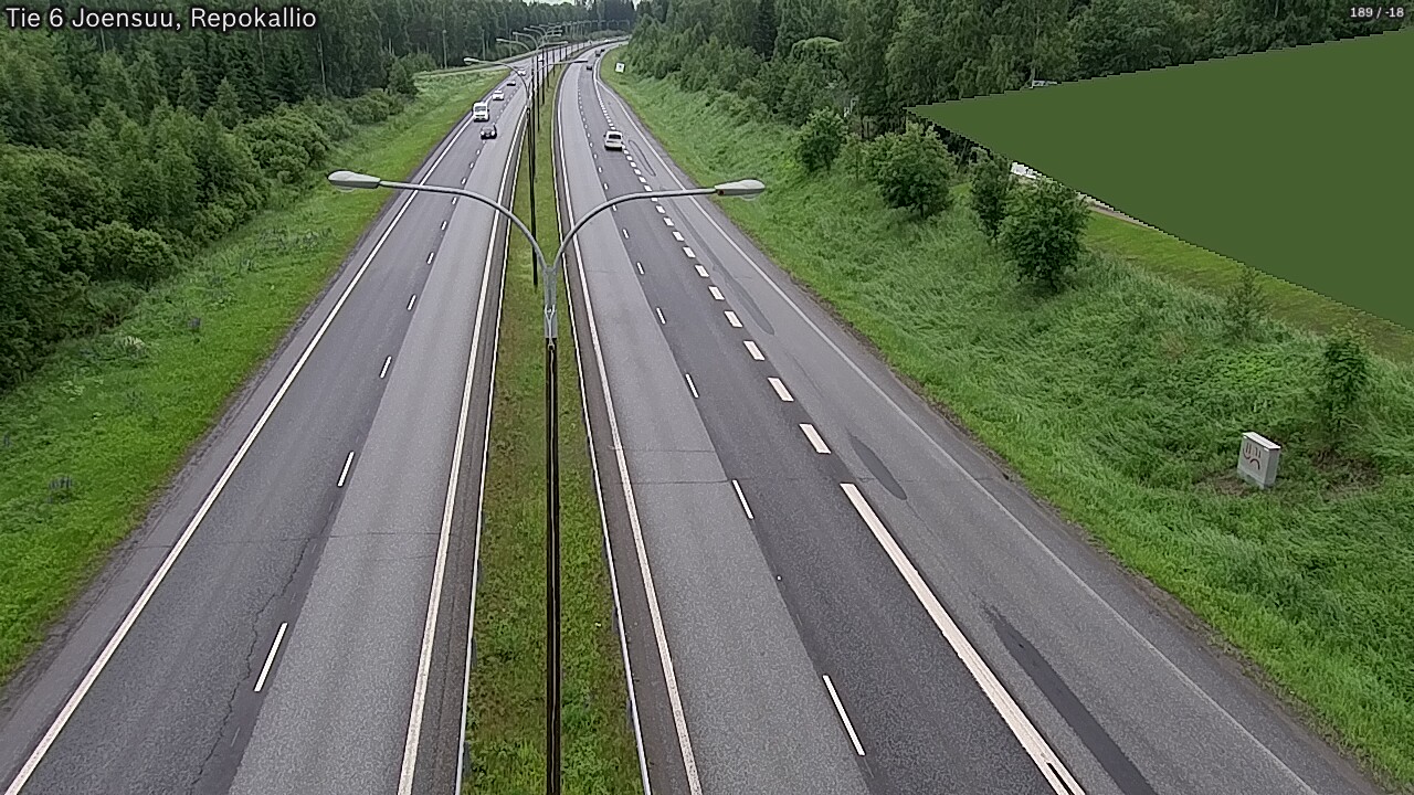 Kelikamerat Kuva Tie 6 Joensuu, Repokallio, Joensuu, Pohjois-Karjala
