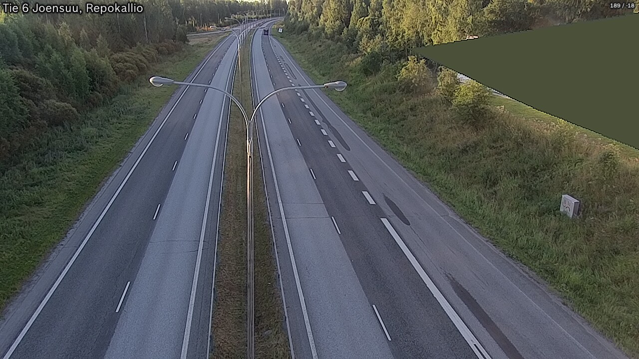 Kelikamerat Kuva Tie 6 Joensuu, Repokallio, Joensuu, Pohjois-Karjala