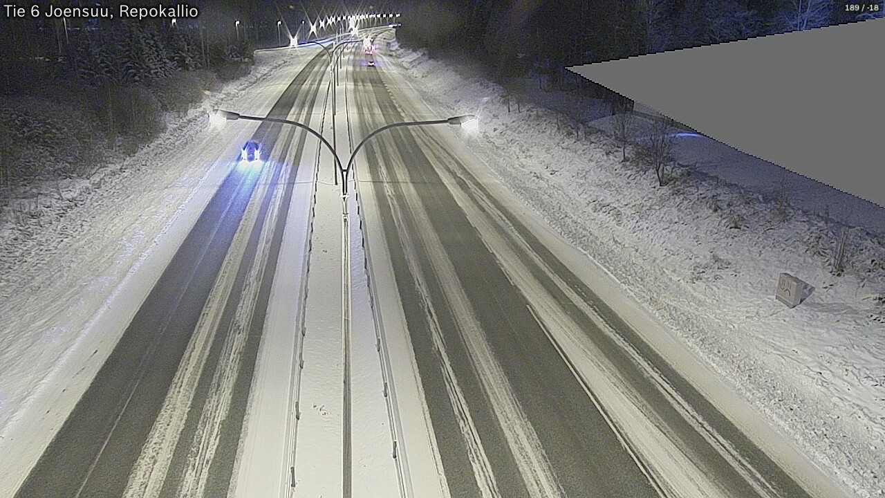 Weather Camera Image Väg 6 Joensuu, Repokallio, Joensuu, Pohjois-Karjala
