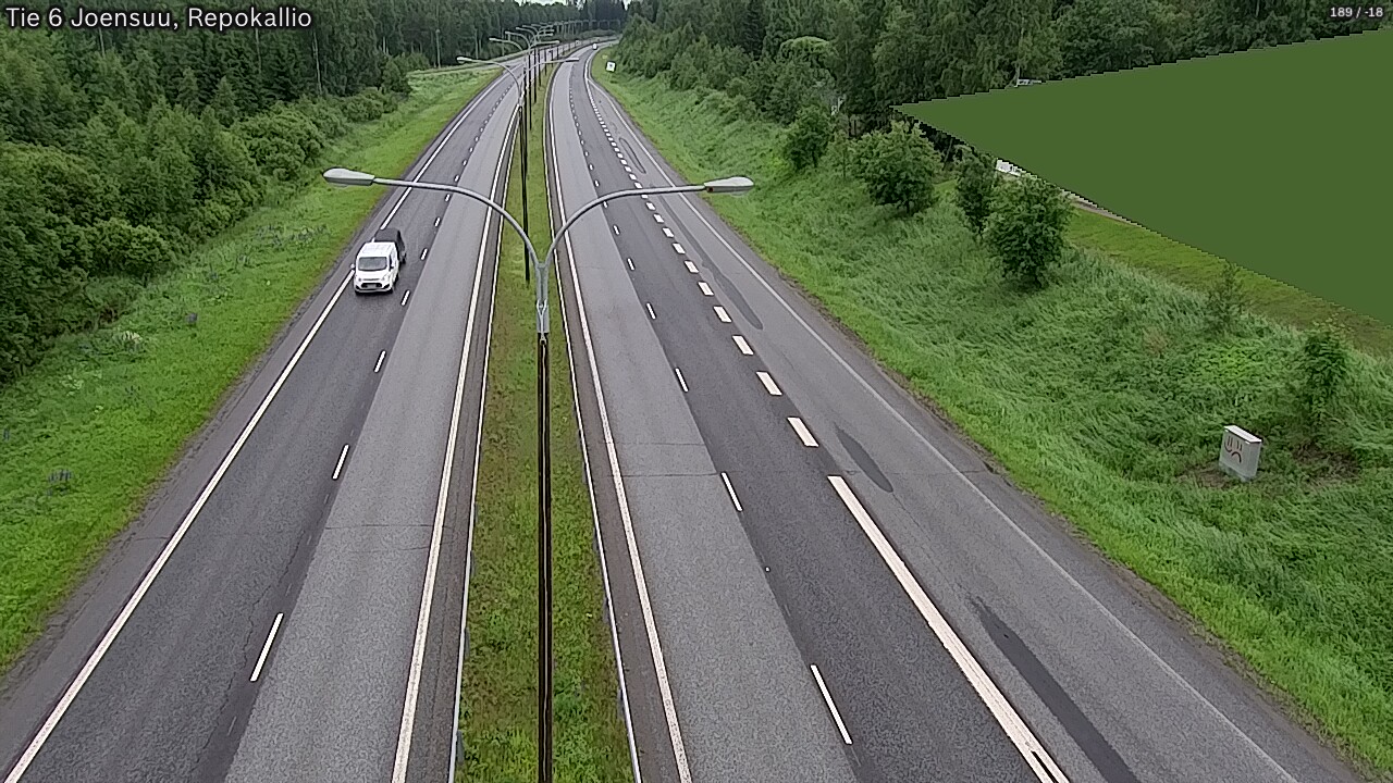 Kelikamerat Kuva Tie 6 Joensuu, Repokallio, Joensuu, Pohjois-Karjala