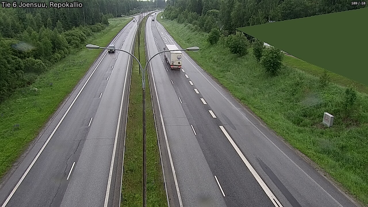 Kelikamerat Kuva Tie 6 Joensuu, Repokallio, Joensuu, Pohjois-Karjala