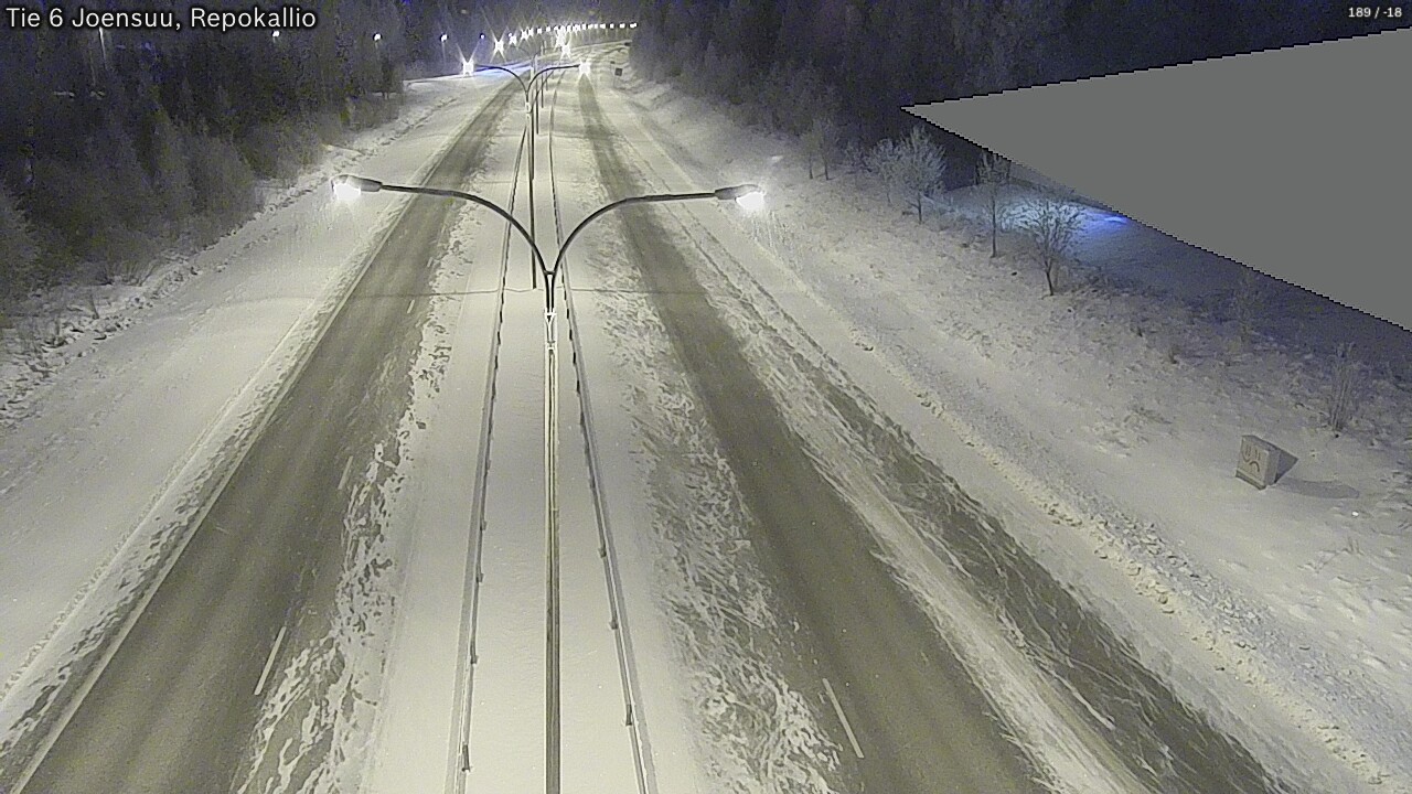 Kelikamerat Kuva Tie 6 Joensuu, Repokallio, Joensuu, Pohjois-Karjala