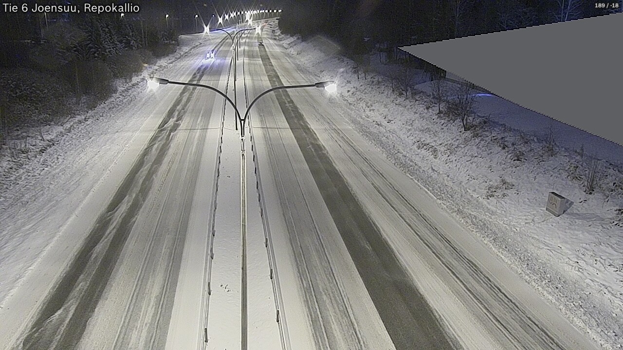 Weather Camera Image Väg 6 Joensuu, Repokallio, Joensuu, Pohjois-Karjala