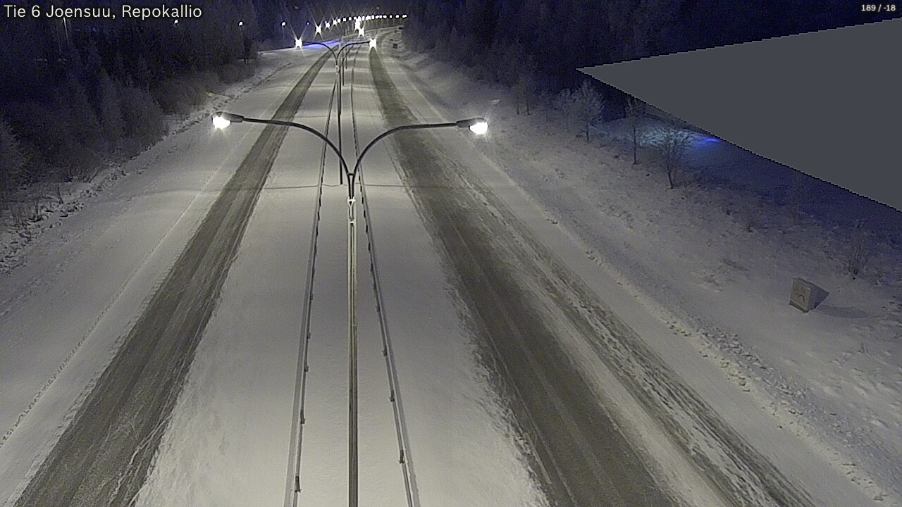 Kelikamerat Kuva Tie 6 Joensuu, Repokallio, Joensuu, Pohjois-Karjala