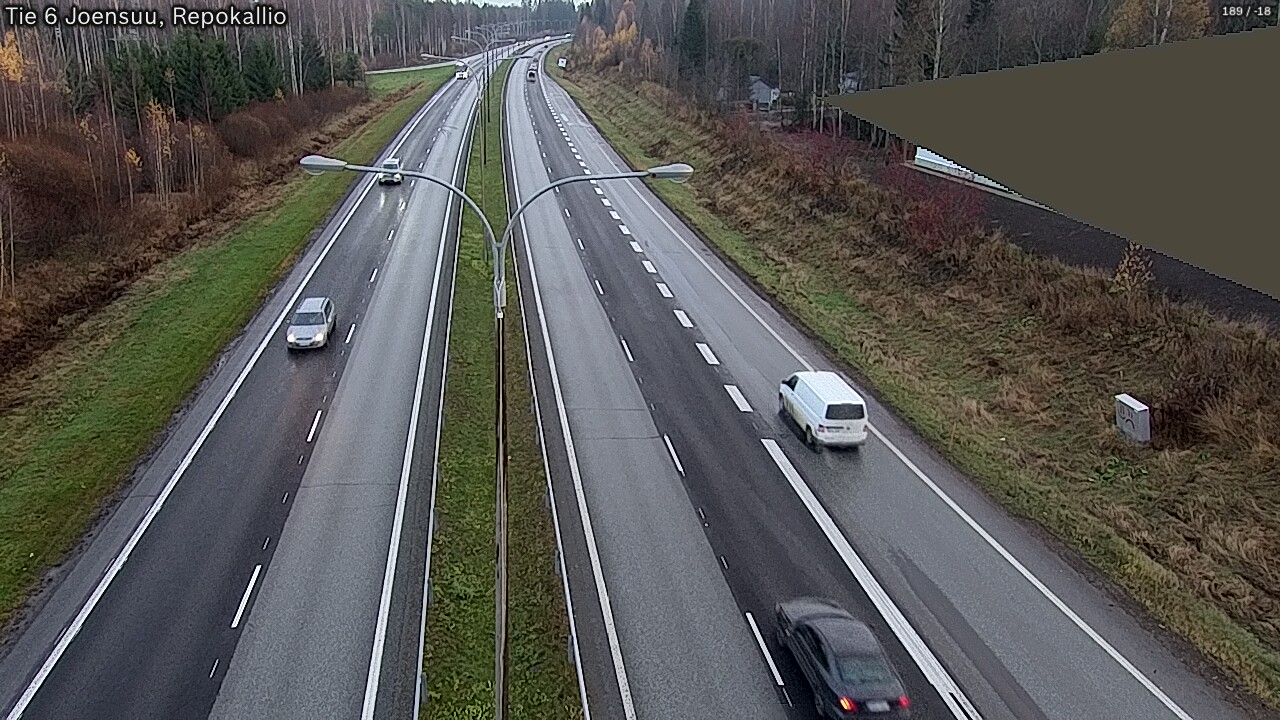 Kelikamerat Kuva Tie 6 Joensuu, Repokallio, Joensuu, Pohjois-Karjala