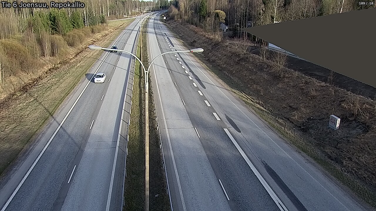 Weather Camera Image Väg 6 Joensuu, Repokallio, Joensuu, Pohjois-Karjala