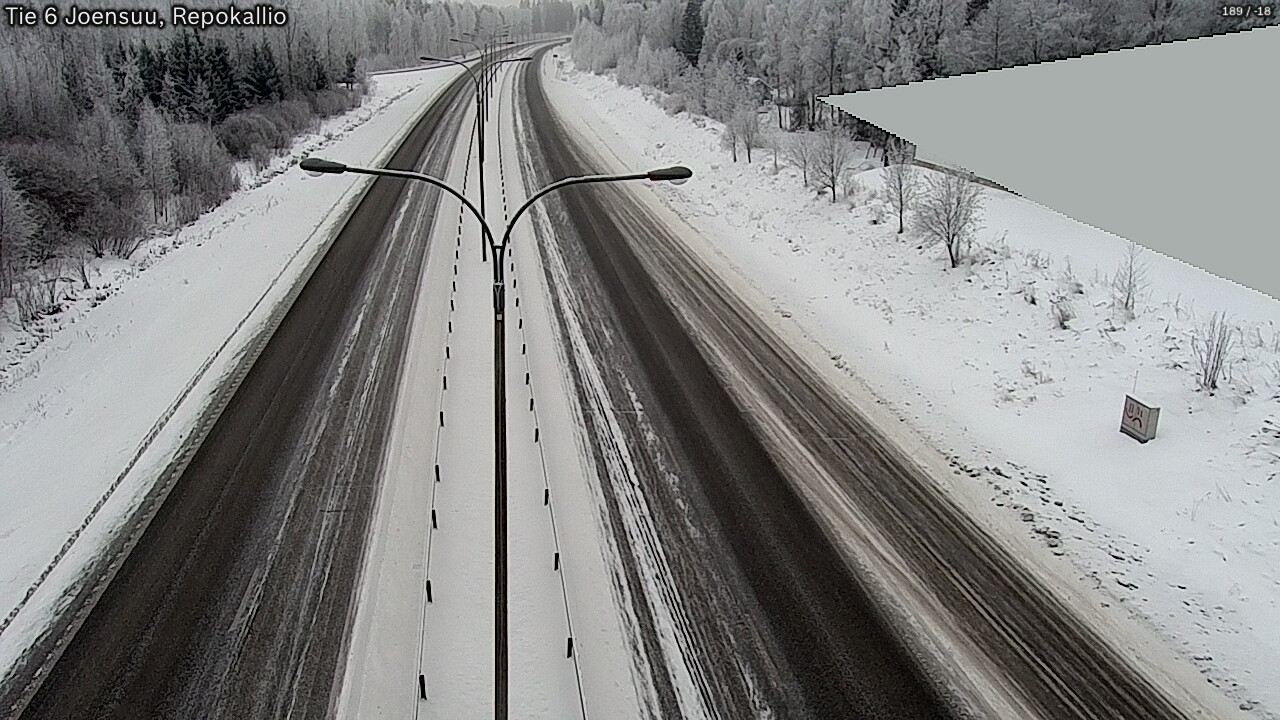 Kelikamerat Kuva Tie 6 Joensuu, Repokallio, Joensuu, Pohjois-Karjala