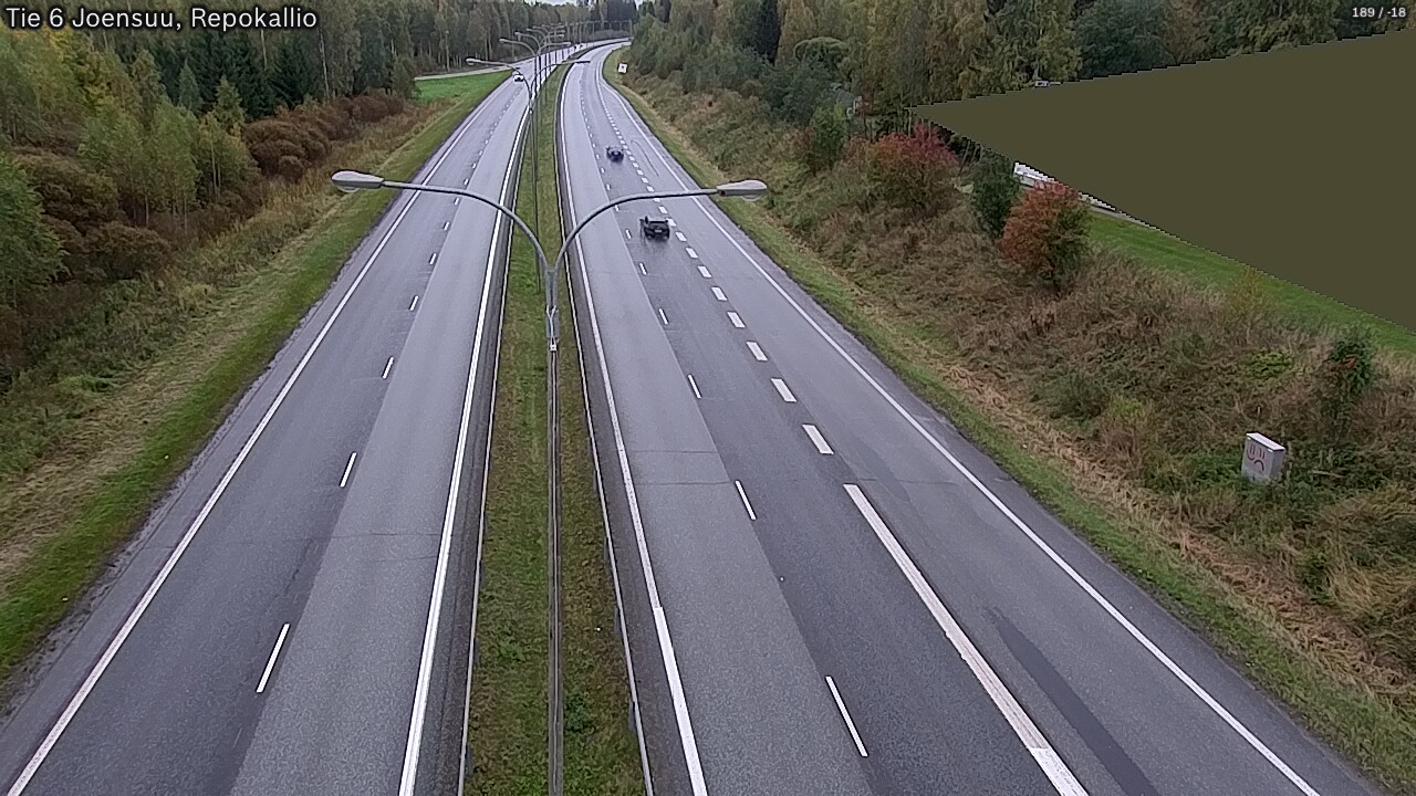 Kelikamerat Kuva Tie 6 Joensuu, Repokallio, Joensuu, Pohjois-Karjala