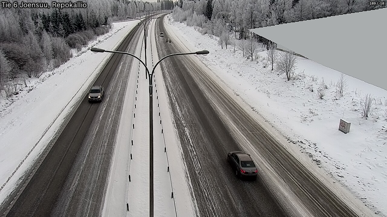 Weather Camera Image Väg 6 Joensuu, Repokallio, Joensuu, Pohjois-Karjala